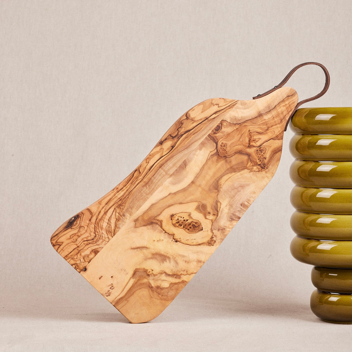 Olivewood cutting board by BERARD Olivier