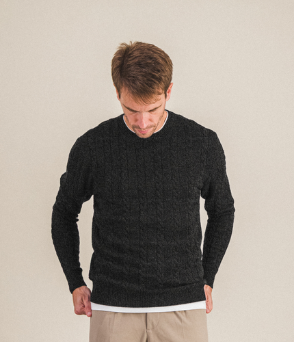 Le Pull Torsades Mérinos Loreto