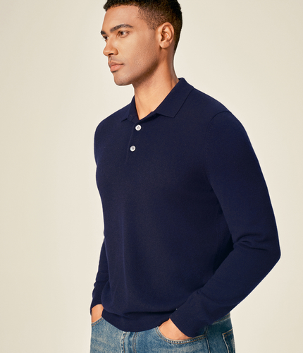 Le Pull Polo Cachemire Bugat