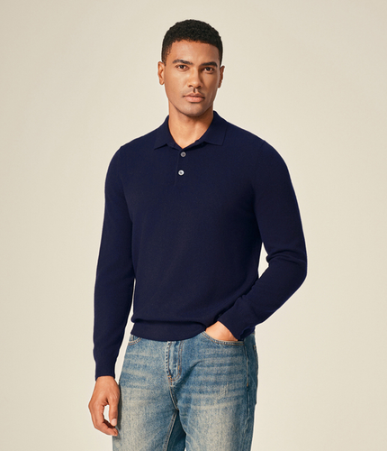 Le Pull Polo Cachemire Bugat