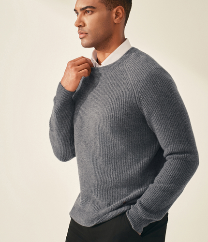 Le Pull Col Rond Cachemire Zuli