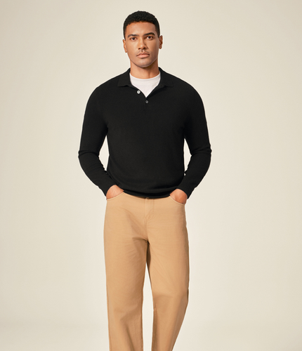 Le Pull Polo Cachemire Bugat