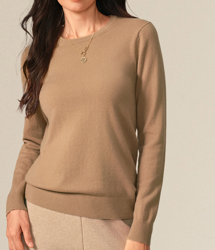 Le Pull Col Rond Cachemire Louna