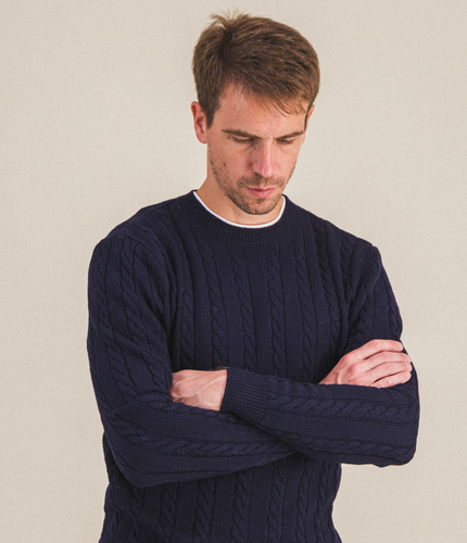Le Pull Torsades Mérinos Loreto