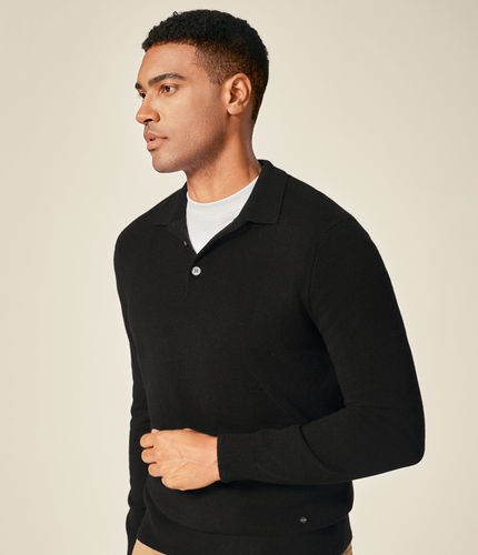 Le Pull Polo Cachemire Bugat