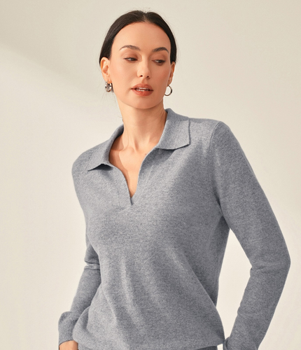 Le Pull Polo Cachemire Naran