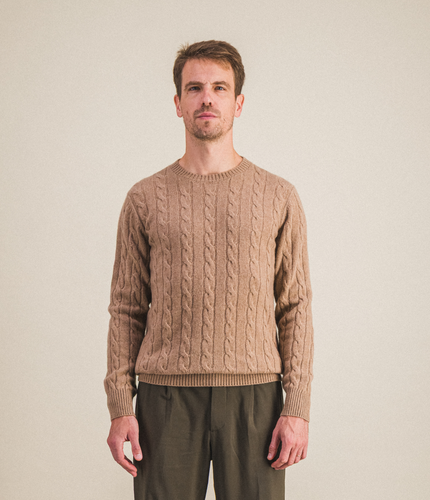 Le Pull Torsades KashCamel Premiere®