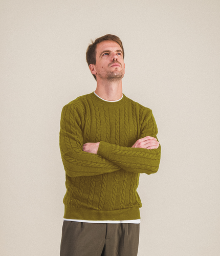 Le Pull Torsades Mérinos Loreto