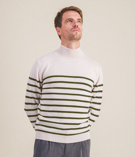 Le Pull Marinière Mérinos Gavarno
