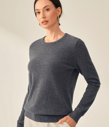 Le Pull Col Rond Cachemire Louna