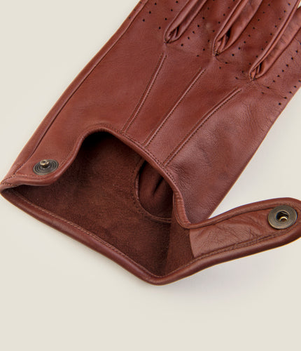 Les Gants Pilote Cuir Saviano