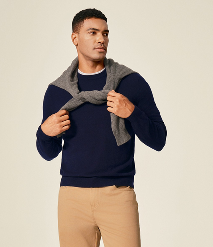 Le Pull Col Rond Cachemire Oulan