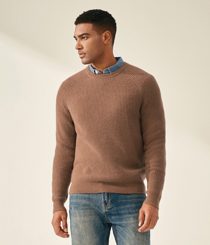 Le Pull Col Rond Cachemire Zuli