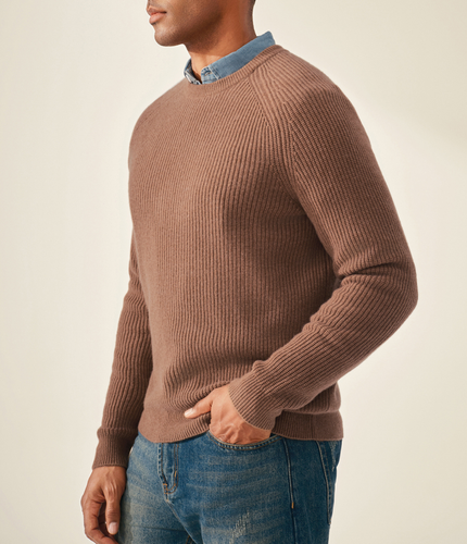 Le Pull Col Rond Cachemire Zuli