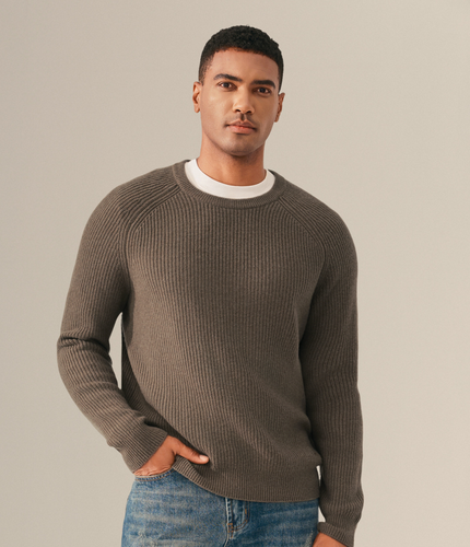 Le Pull Col Rond Cachemire Zuli