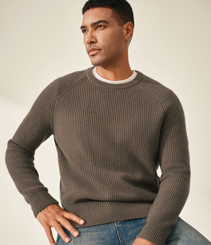 Le Pull Col Rond Cachemire Zuli