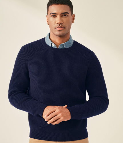 Le Pull Col Rond Cachemire Zuli