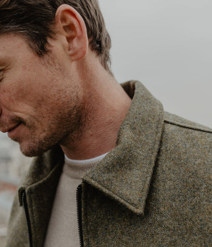 Le Blouson Laine Shetland