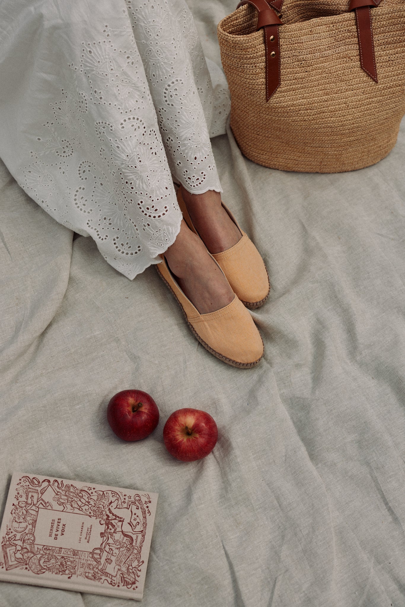 Espadrille, COTON RECYCLE, lin - - Made in France Espadrille, COTON RECYCLE, lin - - Made in France