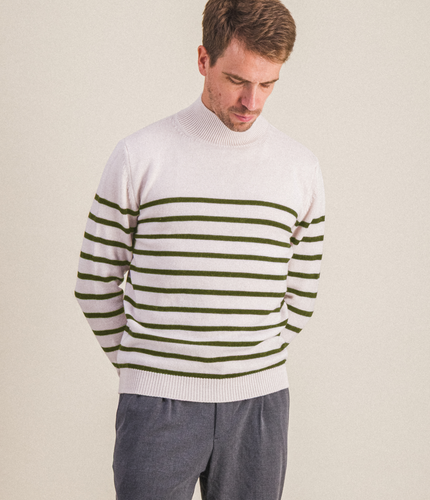 Le Pull Marinière Mérinos Gavarno