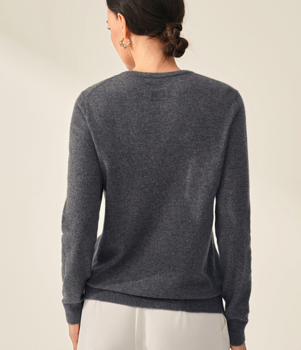 Le Pull Col Rond Cachemire Louna