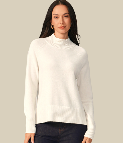 Le Pull Col Cheminée Cachemire Yasha