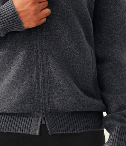 Le Cardigan Zippé Cachemire Taluna