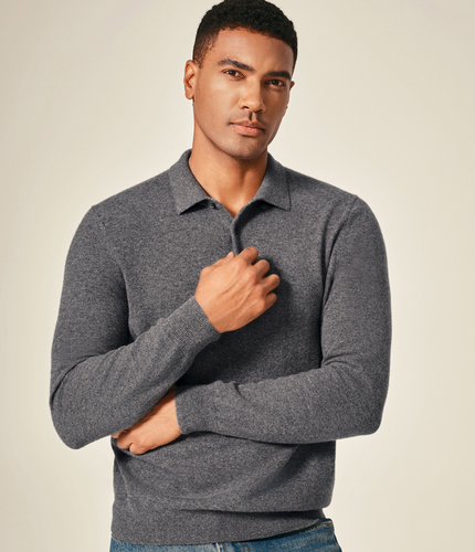 Le Pull Polo Cachemire Bugat