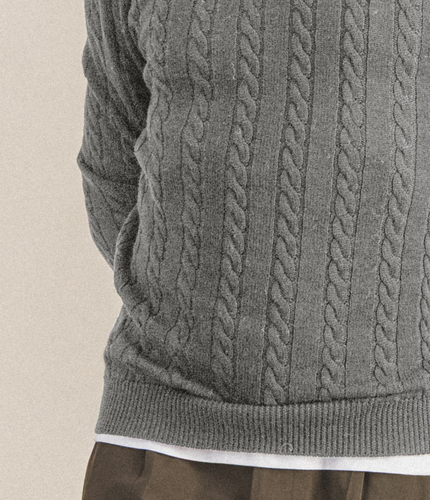 Le Pull Torsades Mérinos Loreto