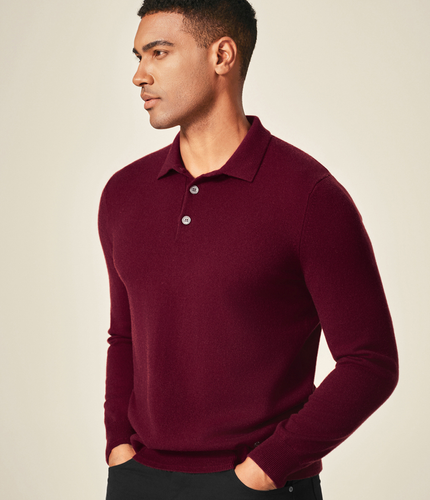 Le Pull Polo Cachemire Bugat