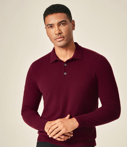 Le Pull Polo Cachemire Bugat