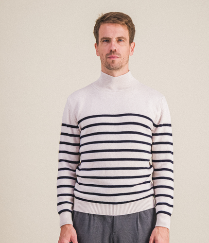 Le Pull Marinière Mérinos Gavarno