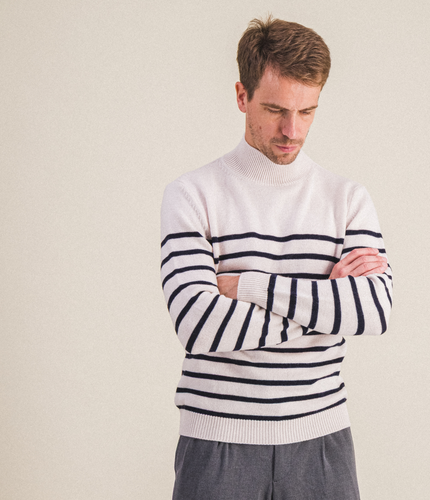 Le Pull Marinière Mérinos Gavarno