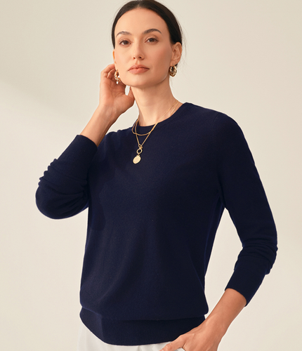 Le Pull Col Rond Cachemire Louna