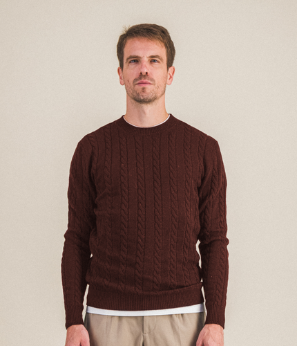 Le Pull Torsades Mérinos Loreto