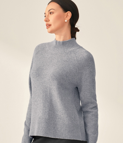Le Pull Col Cheminée Cachemire Yasha