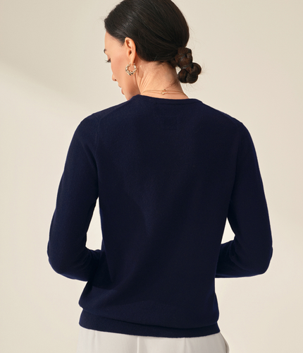 Le Pull Col Rond Cachemire Louna