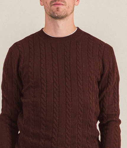 Le Pull Torsades Mérinos Loreto