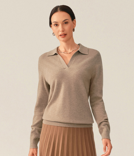 Le Pull Polo Cachemire Naran