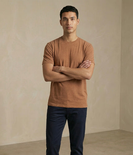 Le T-shirt Homme Lin Coton Arpino