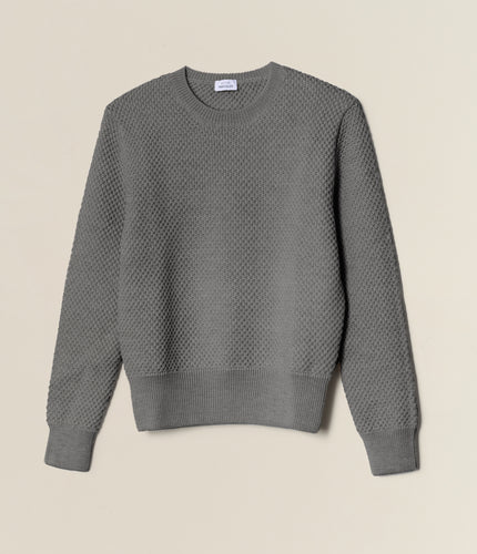 Le Pull Mérinos Nid d'Abeille Cannaregio