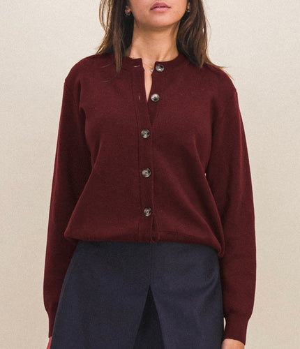 Le Cardigan Mérinos Interlock Nova