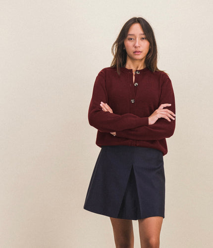 Le Cardigan Mérinos Interlock Nova