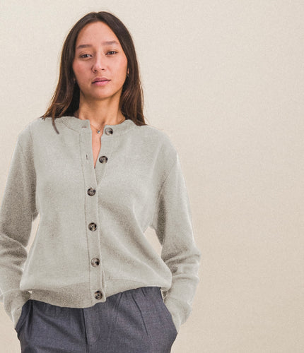 Le Cardigan Mérinos Interlock Nova