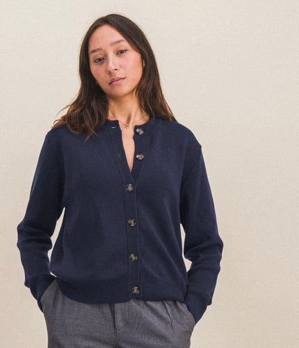 Le Cardigan Mérinos Interlock Nova