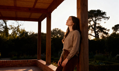 Le Pull Col Rond Cachemire Brossé Erenia