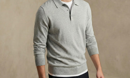 Le Pull Polo Cachemire & Pima Erdene