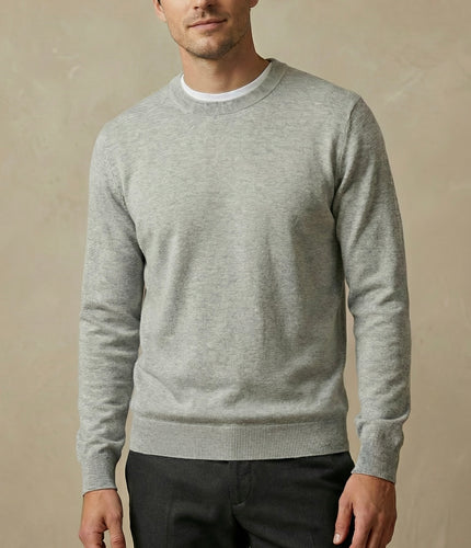 Le Pull Col Rond Cachemire & Pima Nama