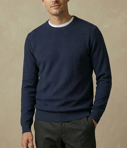 Le Pull Col Rond Cachemire & Pima Nama
