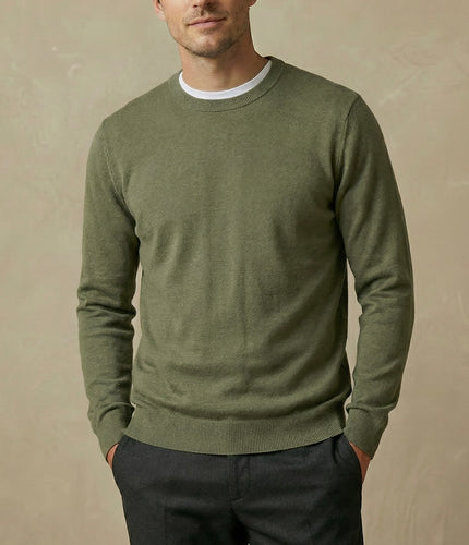 Le Pull Col Rond Cachemire & Pima Nama